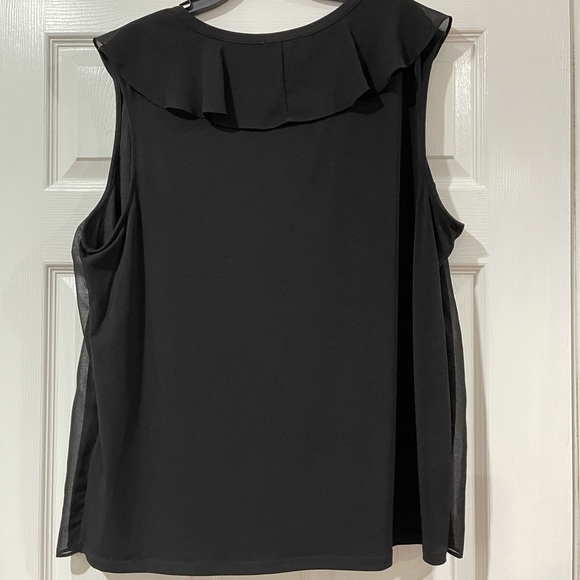 Black Sheer Top - Picture 1 of 3